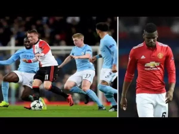 Video: Manchester United Midfielder Paul Pogba Watching Two Man City Players To Be Better